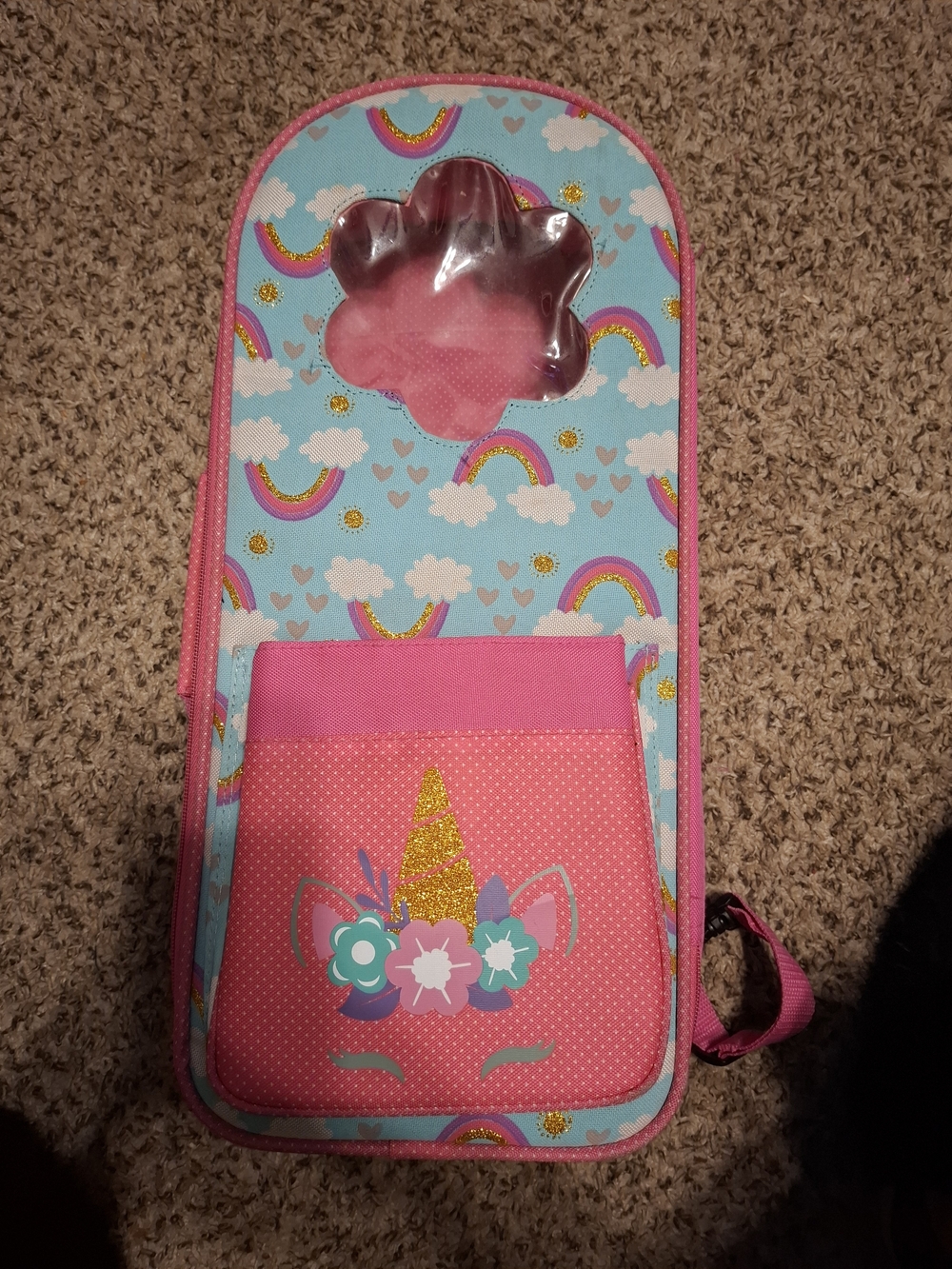 Pink & Blue Unicorn Kids Accessory Organizer